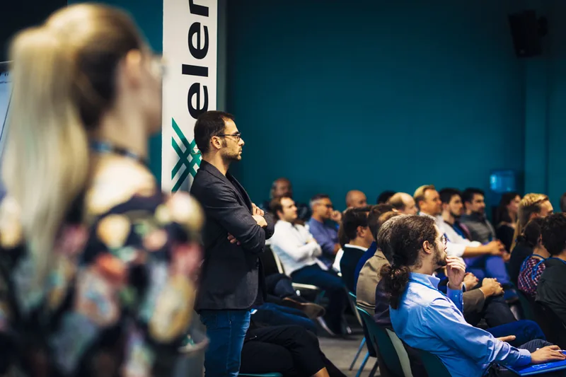 Greiner Open Innovation Demo Day, audience engagement