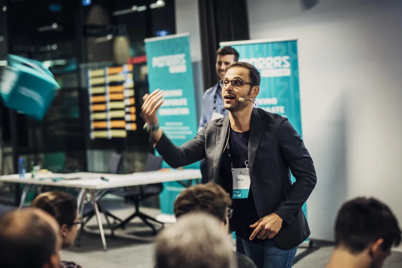 Greiner Open Innovation Demo Day, workshop moment